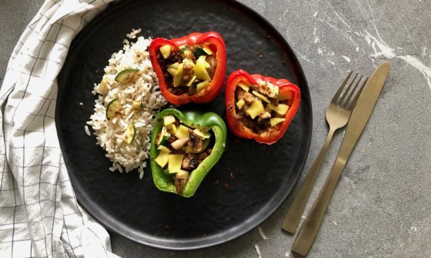 Gevulde paprika met gehakt