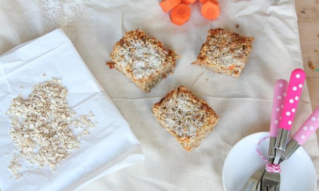 Haverkoeken met wortel en kokos
