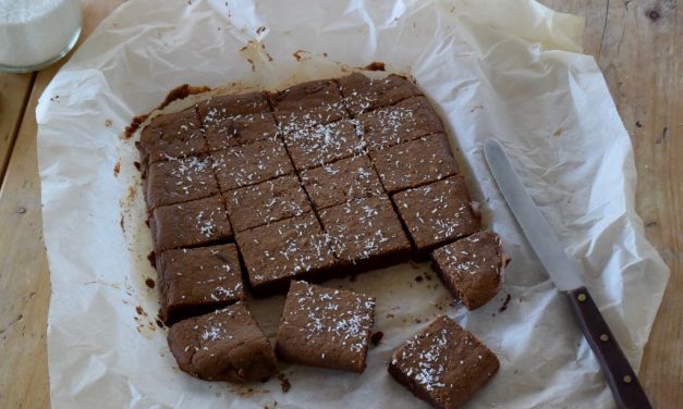 Brownies met zwarte bonen