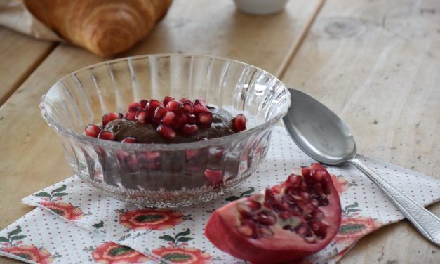 Chocolade mousse met avocado