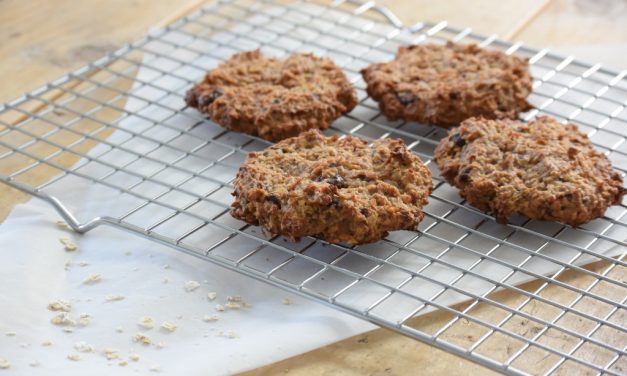 Havermoutkoekjes met pindakaas