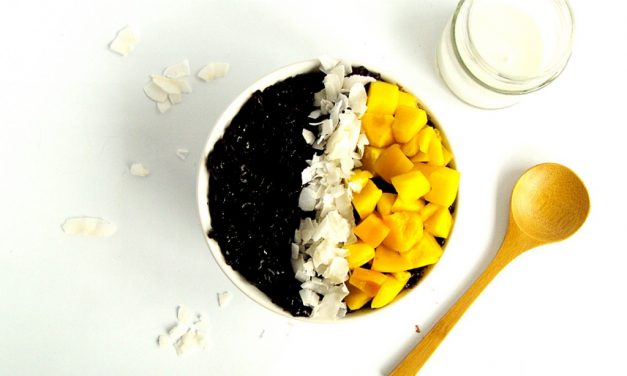 Zwarte rijstpudding