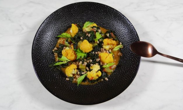 Bloemkool curry met cavelo nero