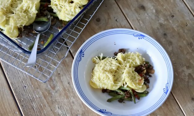 Ovenschotel met sperziebonen