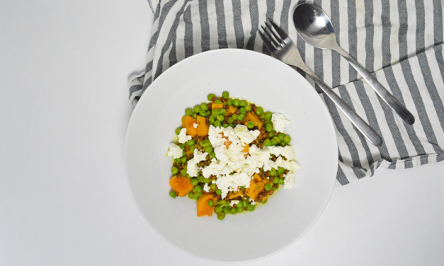 Curry met zoete aardappel en linzen