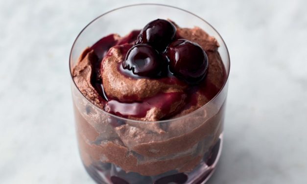 Chocolademousse met kersen – Jamie Oliver