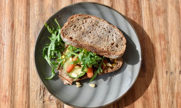 Tosti met gegrilde groenten