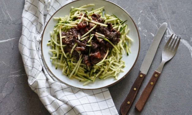 Vegan courgetti