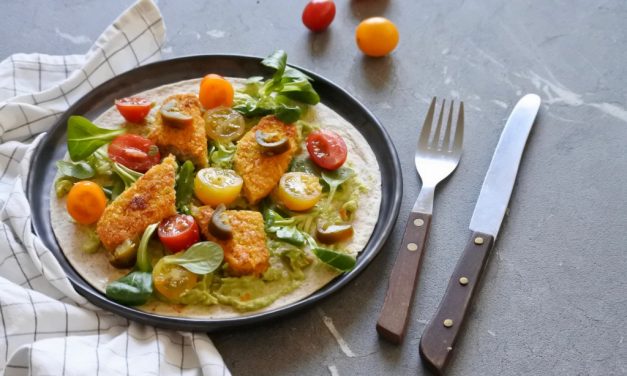 Vegan kip wraps