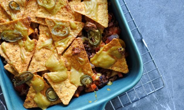 Vegan tortilla schotel