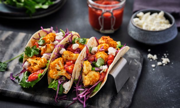 Wraps met krokante bloemkool