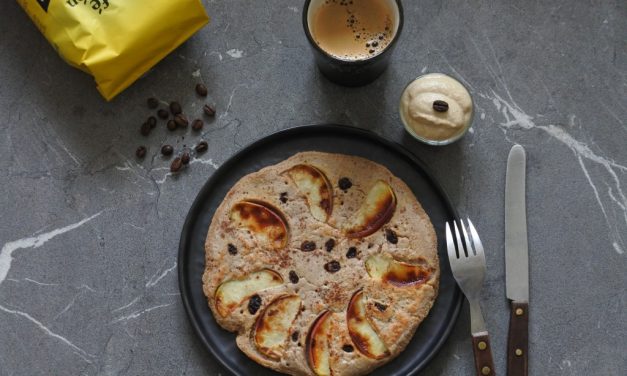 Boekweit pannenkoeken met koffieroom