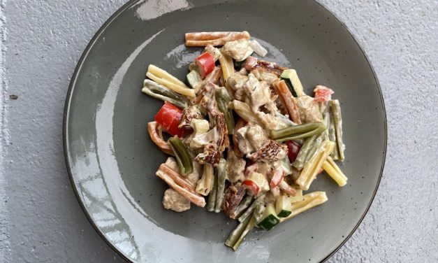 Romige pasta met peas maker