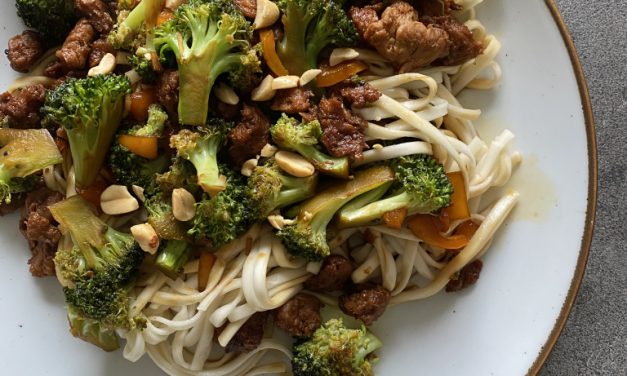 Noodles met seitan